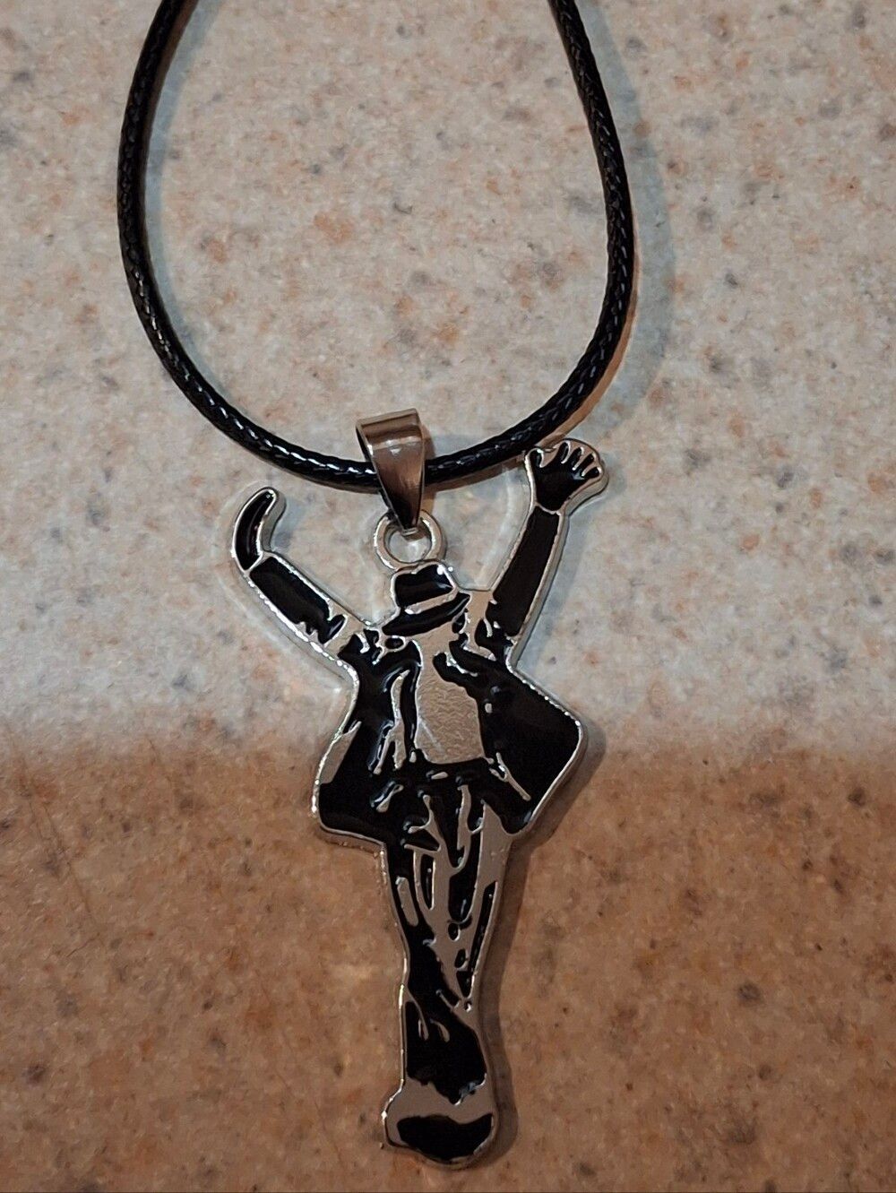 Singer Michael Jackson Pendant Necklace